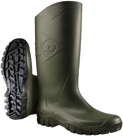 DUNLOP Unisex Adult Dane Wellington Boots, Green, 9
