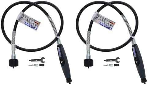 Dremel 225-02 26150225AJ Flex Shaft Rotary Tool Attachment (2-Pack)