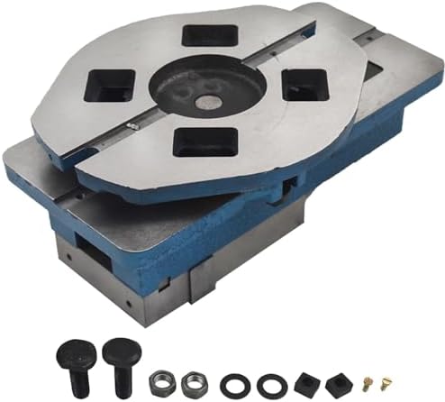 WFLNHB 4 x 4.56" Accuracy Mill Vise 360 Degree Swiveling Base Replacement for Milling Shaping and Drilling Machines