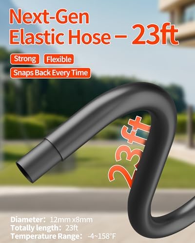 Cordless Portable Washer, 1480 PSI Battery Operated Washer with All-Copper Motor, Battery, 23FT Hose, Storage Bag; Handheld Washer; Lightweight Car Washer for Home, Garden (BlazeOrange)