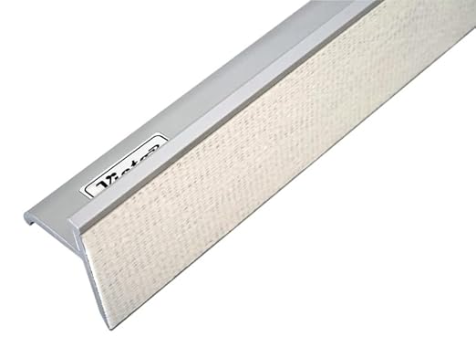 Victor 18-Inch Professional Aluminum Safety Ruler with Finger Guard Edge and Non-Slip Base – Precision Cutting Tool for Craft Projects – Durable Safety Ruler