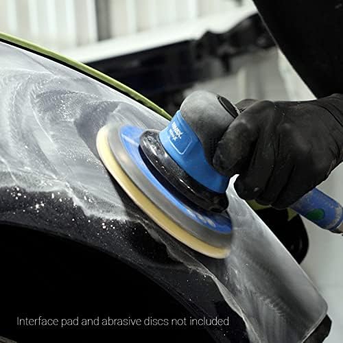 PROMA-X AIR 910-0603L 6 inch Pneumatic Random Orbital DA Sander, Stickon PSA Pad, 3/16 inch Orbit