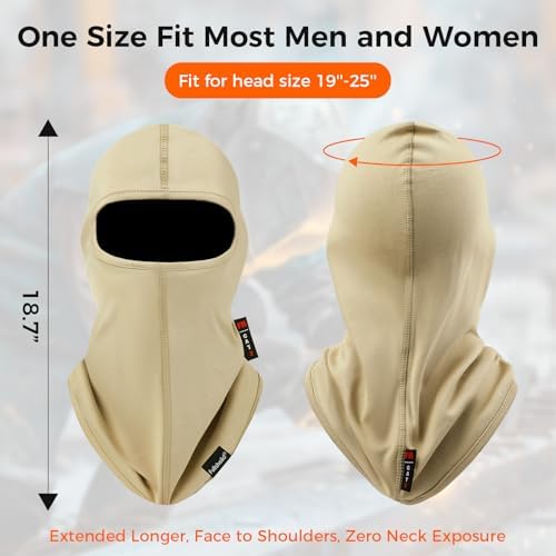 Fullsheild FR Balaclava Face Mask for Men Flame Resistant Hood Welding Cap