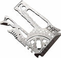 Universal 4.0 – 80+ Tools Credit Card Multitool – Titanium Grade 5 Tool Card with Ruler & Bottle Opener, Wrenches, Bit Driver & Pry Bar – TSA Compliant