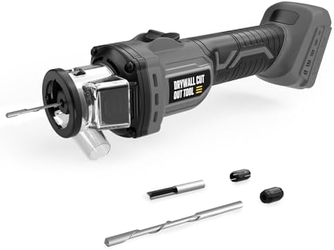 Cordless Drywall Cut-Out Tool Compatible with DEWALT Battery, Rotary Saw