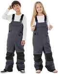 GSOU SNOW Kids Snow Bibs Boys Girls Ski Snowboard Pants (3-16Years)