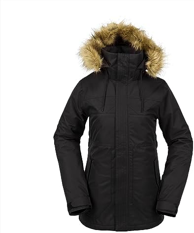 Volcom Women's Fawn Insulated Snowboard Ski Winter Hooded Jacket