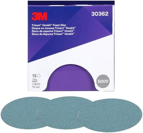 Trizact 3M Trizact Hookit Foam Disc, 30562, 5 in, 5000
