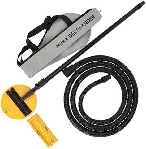 Mirka DecoSander Manual Pole Sander Kit 3 x 9 and 9, For Wall and Ceiling