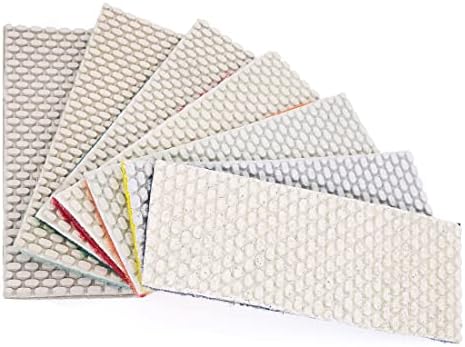 Diamond Hand Polishing Pads 7 Pcs Set for Glass Marble Concrete Polishing