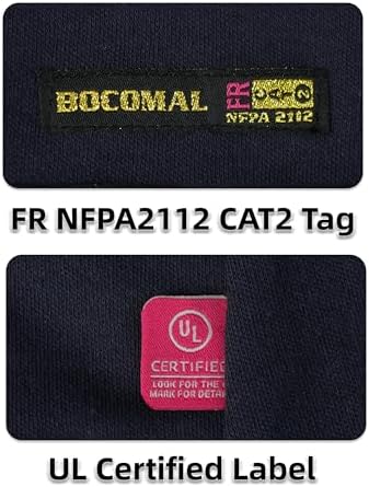 BOCOMAL FR Balaclava with Face Mask 7oz Midweight Arc Rated NFPA2112 CAT2