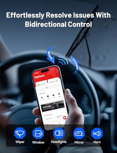 TOPDON TopScan Lite OBD2 Scanner, Bidirectional Scan Tool, 8 Resets & AI