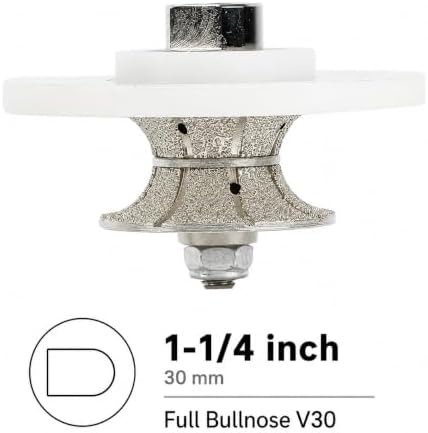 RAIZI 1-1/4" Full Bullnose Diamond Hand Profiler Router Bit V30