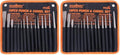 HORUSDY 16-Piece Punch and Chisel Set, Including Taper, Cold Chisels, Pin, Center (Pack of 2)