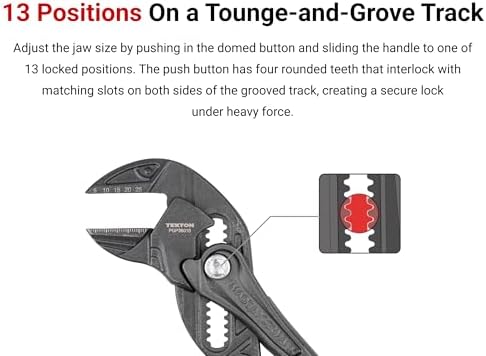 TEKTON 10 Inch Pliers Wrench | PGP36010