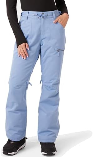 Roxy Women's Nadia Ski Pant – 10K Waterproof, Insulated, PFAS-Free, Adjustable Waist & Snow Gaiters