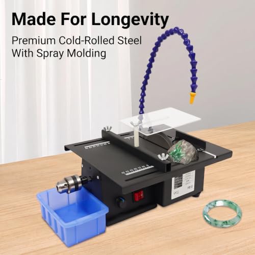 Jade Carving Machine 1850W Table Saw Polisher, 10000RPM Bench Grinder