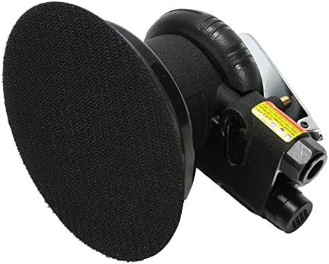Professional Heavy Duty 5" Dual Action Random Orbit Air Sander, Orbital Pneumatic Palm Sander -Composite Design, Low Vibration