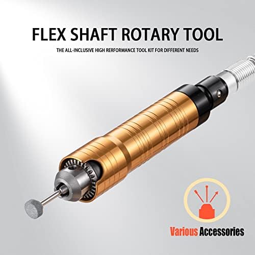 DZQ 1000W Flex Shaft Grinder with 97 Accessories 500–23,000 RPM