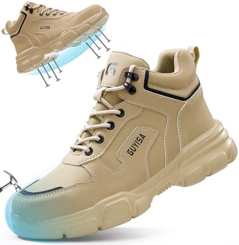 Steel Toe Shoes for Men Puncture Resistant Mens Safety Work Shoes