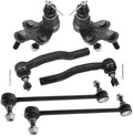 TRQ Front Steering & Suspension Kit Ball Joint Sway Bar Stabilizer Link Tie