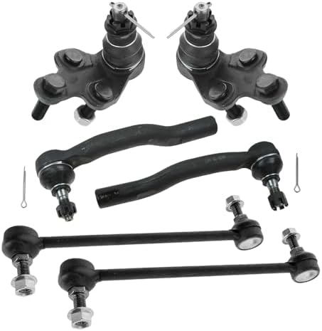 TRQ Front Steering & Suspension Kit Ball Joint Sway Bar Stabilizer Link Tie