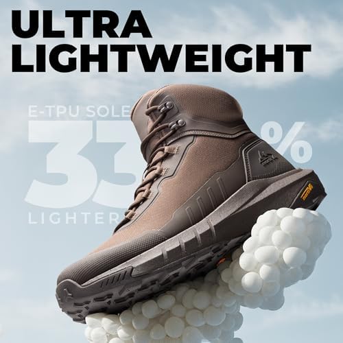 NORTIV 8 Men's Tactical Hiking Boots Lightweight Cushion