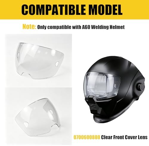 10 Pack 0700600880 Clear Front Cover Lens Fit Sentinel A60 Welding Helmet