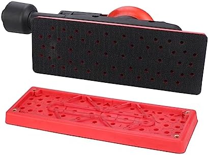 2-3/4" x 8" Dust-Free Air Orbital Sander，1/8" Vacuum Pneumatic Random Orbital Sander，10,000 Max OPM Dust Bag Style with Extra Hook-Loop Pad and 25pcs (80/120/180/320/400) mesh sandpapers