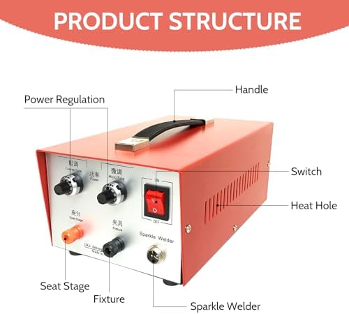 30A Professional Jewelry Spot Welder, Permanent Spot Welding Machine