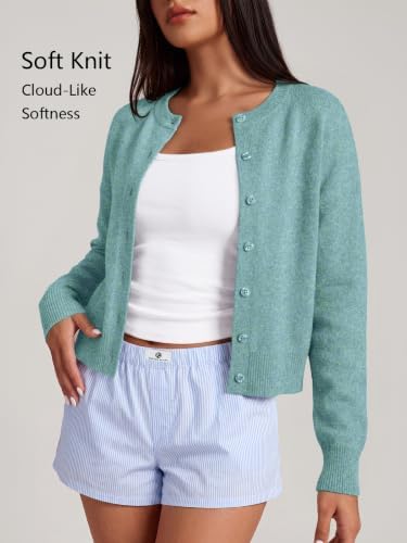 Trendy Queen Cropped Cardigan Sweaters for Women Fall Fashion Clothes 2026