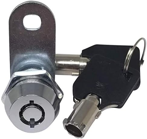 5/8" Tubular Cam Locks (180° Chrome, 1-Pack) RV Toolbox Cabinet Replacement