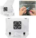 OPHIR Acrylic Polishing Dust Box with LED Light & 20W Fan