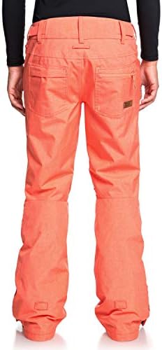 Roxy Women's Nadia Ski Pant – 10K Waterproof, Insulated, PFAS-Free, Adjustable Waist & Snow Gaiters