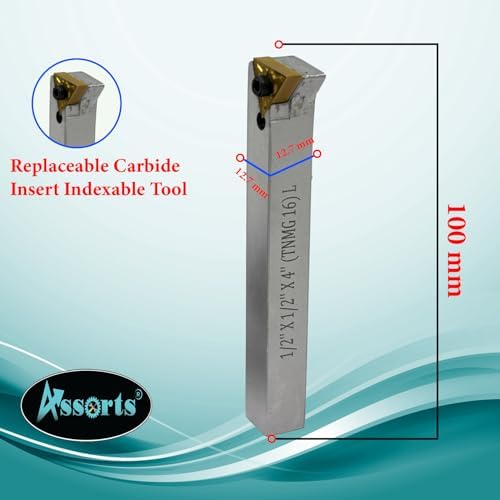 3-Inch Fly Cutter with 75 mm Head Diameter for Milling and Lathe Machines, Indexable Flycutter with Replaceable Carbide Insert for Precision Metalworking Applications and Smooth Cutting Output