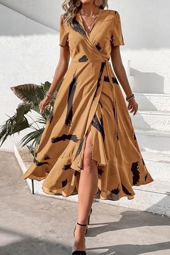 PRETTYGARDEN Women's Boho Floral Summer Maxi Dresses