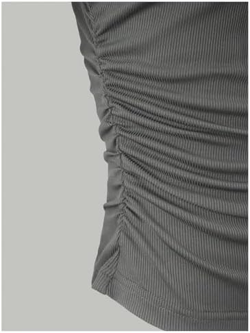 OYOANGLE Women's 3 Pack Business Casual Outfits Mock Neck Ribbed Tank Tops