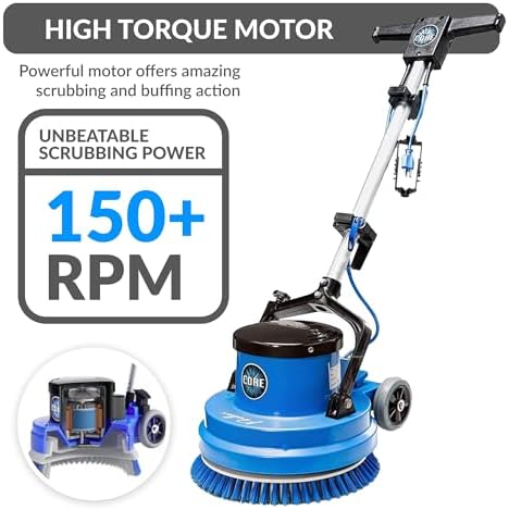 Prolux Core Heavy Duty 15 inch Floor Buffer Scrubber and Polisher Cleaning Machine - All floor surfaces