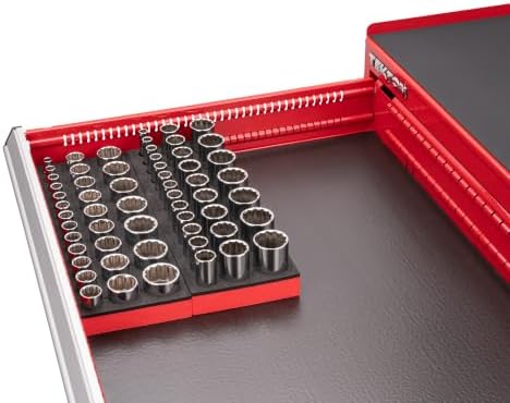 TEKTON 1/2 Inch Drive 12-Point Socket Set, 38-Piece | SHD92811 | Shallow and Deep, 10 - 38 mm, Foam Organizers