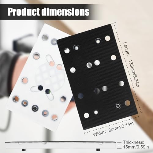Vanesa 489252 RTS 400 Replacement StickFix Sanding Pad 2-Pack