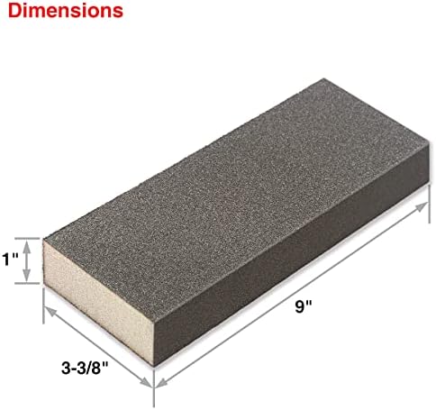 IVY Classic 42040 Medium/Fine Drywall XL Sanding Sponge, Flex-Abrasive, 1-Pack