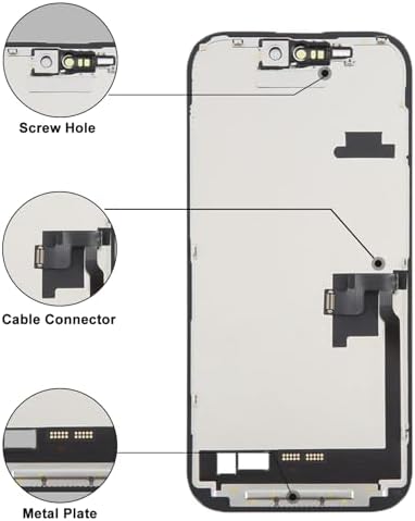 NB+ for iPhone 15 Pro Soft OLED Screen Replacement FHD Screen with Tool