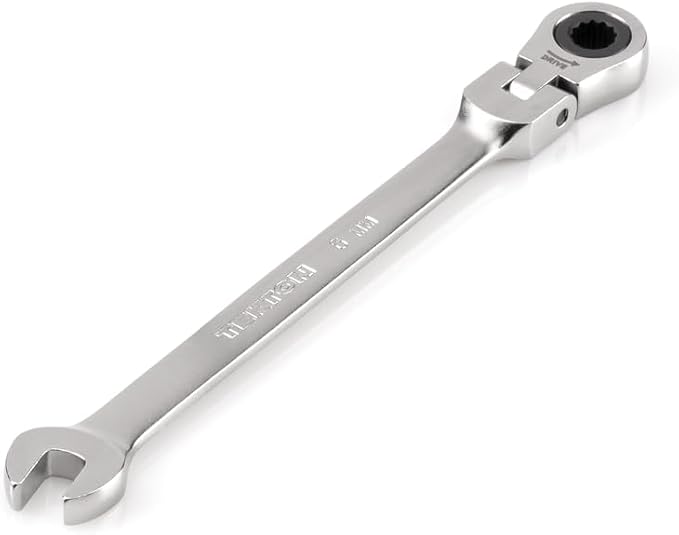 TEKTON 6 mm Flex Head Ratcheting Combination Wrench | WRC26406 | 12-Point