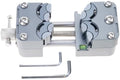 Mini Special Shaped Vise Clamp, Small Bench Vise Clamp, Self-Adjusting Smart Fractal Vise, Stainless steel Precision CNC Processing Fixing Device, for DIY, Crafts, Jewelry Making, Repair