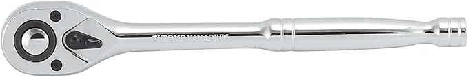 Neiko 03103A 1/2 Inch Ratchet Wrench, 72-Tooth Reversible Ratchet, Quick Release 1/2 Drive Ratchet, 10 Inch Oval Head Socket Wrench, CR-V Steel Rachet Wrench