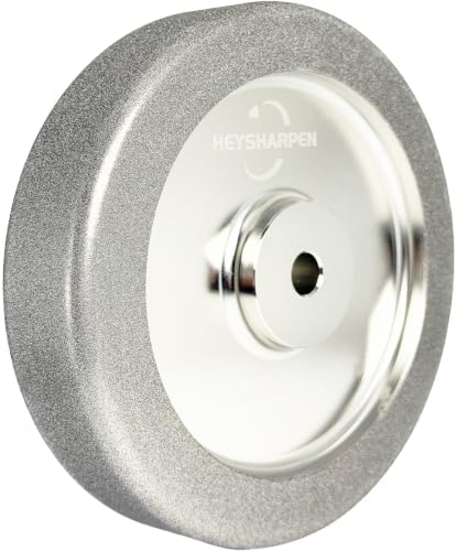 4-in-1 Plus CBN Grinding Wheel 8 Inch, 5/8" Arbor, 1.5" Wide, 80 Grit