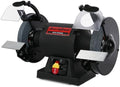 BUCKTOOL 8" 1HP High Speed Bench Grinder,High Precision Wobble Free Wheel