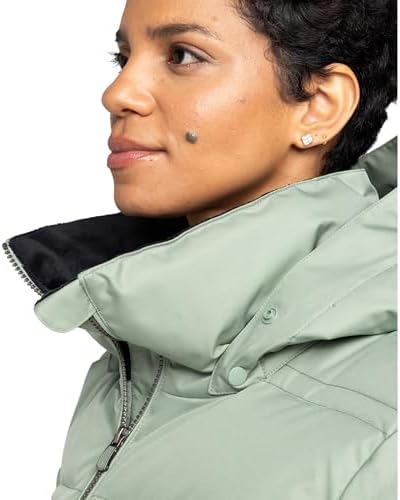 Roxy Women's Quinn Puffer Jacket – 10k Waterproof, Pfas-free, Recycled Stretch Fabric