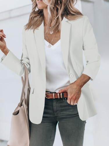 Cicy Bell Womens Casual Blazers Long Sleeve Work Office Suit Jackets Blazer