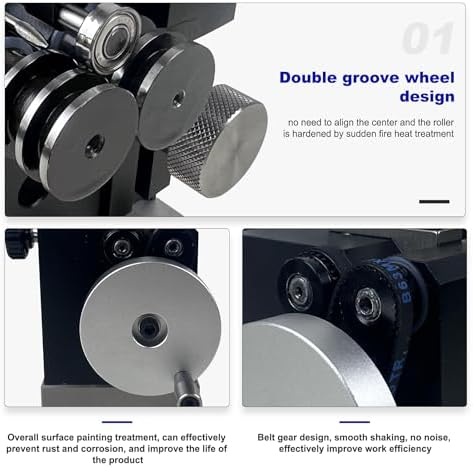 High Precision Vertex Mini Punch Grinding Machine Double slot Mini Punch Grinder High Precision Needle Grinding Machine for Milling Drilling Machine Clamping Accuracy 0.002mm